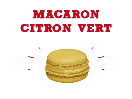 Macaron citron vert