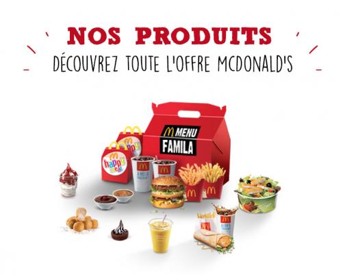 Produits McDonald's