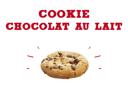 Cookie chocolat au lait