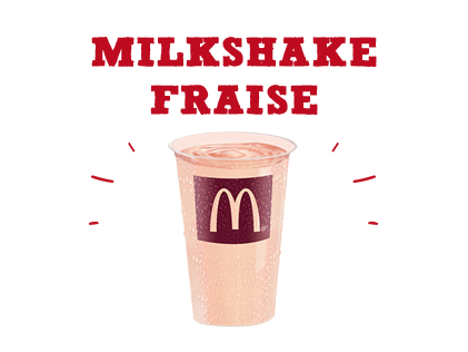 Milkshake Fraise