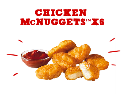 Chicken McNuggets™ x6