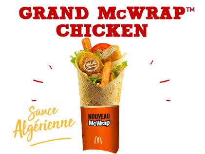 Grand McWrap™ Chicken Sauce Algérienne